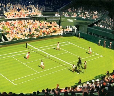 Der Center Court in Wimbledon von English School